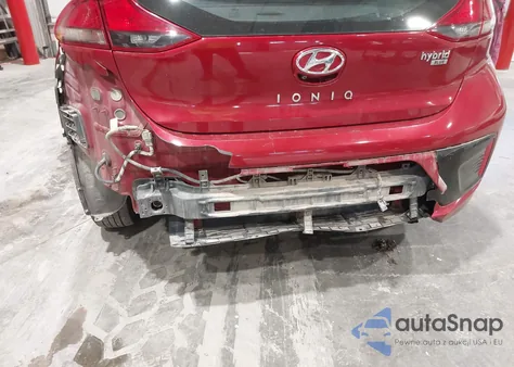 2019 Hyundai Ioniq Hybrid Blue из США, поврежденный, VIN KMHC65LC3KU110014